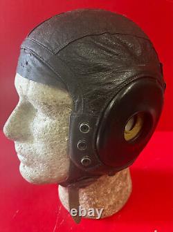 Casque de vol en cuir Type A-11 des Forces aériennes de l'Armée