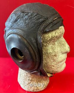 Casque de vol en cuir Type A-11 des Forces aériennes de l'Armée