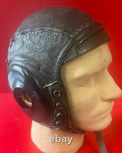 Casque de vol en cuir Type A-11 des Forces aériennes de l'armée