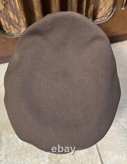 Casquette d'officier de l'armée de l'air américaine de la Seconde Guerre mondiale, modèle Crusher, USAF, 50 missions de la Seconde Guerre mondiale.