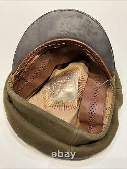 Casquette de pilote Crusher pour hommes du rang NCO de l'US Army Air Force de la Seconde Guerre mondiale, taille 6 7/8