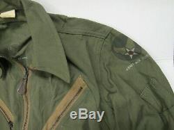 Combinaison Us Ww2 Aaf Flight Army Army Air Force Flyers Suit Taille Moyenne Talon Zippers Réguliers