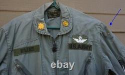 Combinaison de vol de l'USAF avec identification, patch Mohawk, Taille M Long (@b rack @#$%)