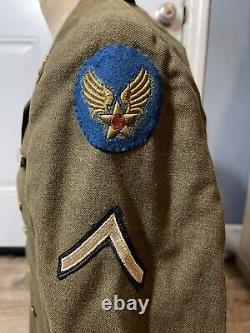 Commandement de la base de l'armée de l'air en Islande de la Seconde Guerre mondiale nommé patch en fil d'or uniforme