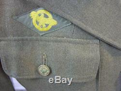 Deuxième Guerre 4ème Armée Armée De L'air Ww2 Groupe Tunique Uniforme Veste Chemise 2 Chapeaux