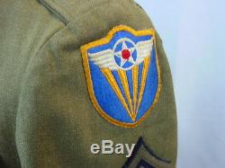 Deuxième Guerre 4ème Armée Armée De L'air Ww2 Groupe Tunique Uniforme Veste Chemise 2 Chapeaux