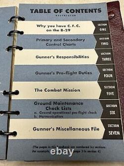 Dossier d'informations des artilleurs de B-29 de l'US Army Air Forces de la Seconde Guerre mondiale