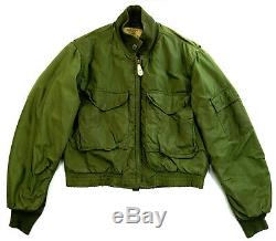 Ect Air Force Army Bombardier Pilote Flieger Jacke 52 L