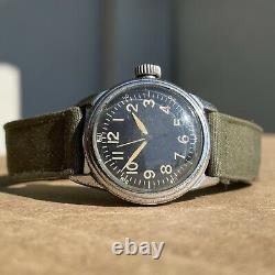 Elgin A-11 Af43 Us Military Issue Ww2 Army Airforce Hack Windup Pilot