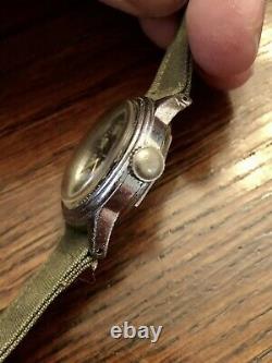 Elgin A-11 Af43 Us Military Issue Ww2 Army Airforce Hack Windup Pilot
