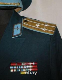Ensemble Complet Bulgarie Armée Communiste Parade Uniforme D’officier Colonel De L’armée De L’air