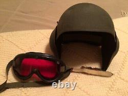 Excellent Original Wwii Us Army Air Forces Usaaf M5 Flak Helmet & Liner Ww2