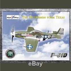 Flight Wing 1/18 P51 Seconde Guerre Mondiale Us Army Air Force Easy Mustang Modèle D'avion De Chasse