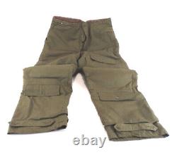 Forces aériennes de l'armée américaine A-10 Pantalons de vol doublés taille 40 (fabricant Albert Turner Company)