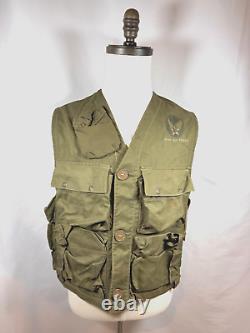 GILET DE SOUTIEN D'URGENCE C-1 DE LA FORCE AÉRIENNE DE L'ARMÉE AMÉRICAINE DE LA SECONDE GUERRE MONDIALE AVEC HOLSTER