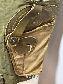 GILET DE SOUTIEN D'URGENCE C-1 DE LA FORCE AÉRIENNE DE L'ARMÉE AMÉRICAINE DE LA SECONDE GUERRE MONDIALE AVEC HOLSTER