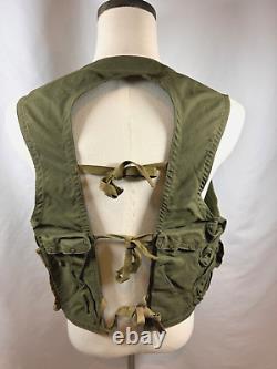 GILET DE SOUTIEN D'URGENCE C-1 DE LA FORCE AÉRIENNE DE L'ARMÉE AMÉRICAINE DE LA SECONDE GUERRE MONDIALE AVEC HOLSTER