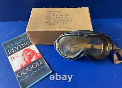 Goggles de vol Type B-8 des forces aériennes de l'armée américaine - Boîté