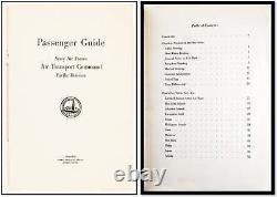 Guide des passagers des Forces aériennes de l'Armée américaine / Corps aérien / Force aérienne / Transport aérien des Forces aériennes de l'Armée