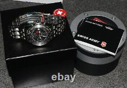 Hommes Swiss Army Air Force F/a-18 Montre Chronographe Automatique 40mm MID Saphir