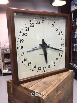 IBM Us Army Armée De L'air 24hr Vintage Minute Impulse Secondaire Slave Clock Works