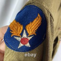 Insigne original de la chemise de l'US Army Air Corps de la Seconde Guerre mondiale patché CBI