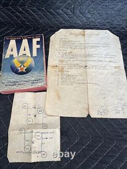 Juin 1944 GUIDE OFFICIEL DE L'ARMÉE DE L'AIR AAF AVEC NOTES DE VOL DU PILOTE