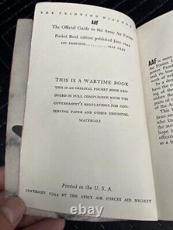 Juin 1944 GUIDE OFFICIEL DE L'ARMÉE DE L'AIR AAF AVEC NOTES DE VOL DU PILOTE