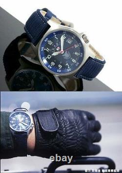 Kentex Jasdf Japan Air Self Defense Force Military Army Blue Wristwatch Nouveau