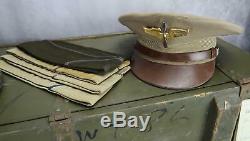 Kia Us Army Air Force Corp Officier Soldat Pilote Pilote Usaf Name Group Trunk Ww2
