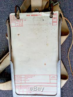 Kneeboard Air Message Pad Avec Scribe Ww2 Us Army Air Force Corps Bombardier Usaaf