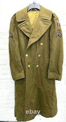 L'armée Des États-unis De La Deuxième Guerre Mondiale 4e Armée De L'air Enrôlée Trench Coat