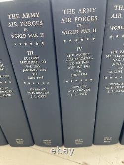 LES FORCES AÉRIENNES DE L'ARMÉE pendant la Seconde Guerre mondiale Vol 1-7 Bureau de l'histoire de l'armée de l'air Ex-Libra