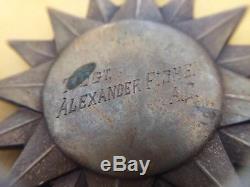 La Médaille Aérienne Gravée Du Corps De L'armée De L'air Des États-unis Est Nommée T / Sgt Alexander Fisher A. C