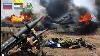 Le Hamas Et Le Hezbollah Russe Tirent Des Missiles Et Touchent Le Convoi De Tanks Israéliens à La Frontière.