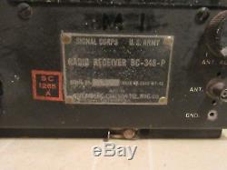 Le Vintage Signal Corps Bc-348-p Reçoit La Ww2 Us Army Air Force