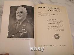 Les Forces Aériennes de l'Armée pendant la Seconde Guerre mondiale 6 Volumes HC Pas de DJ 1ère Édition 1949-1958