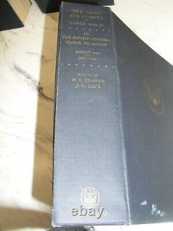 Les Forces Aériennes de l'Armée pendant la Seconde Guerre mondiale 6 Volumes HC Pas de DJ 1ère Édition 1949-1958