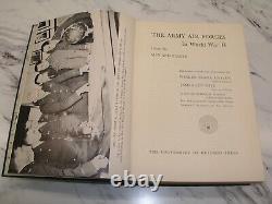 Les Forces Aériennes de l'Armée pendant la Seconde Guerre mondiale 6 Volumes HC Pas de DJ 1ère Édition 1949-1958