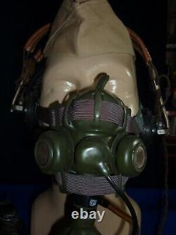Lot de l'US Army Air Force USAF Vintage, Masque à oxygène, casque, chapeau, régulateur d'oxygène