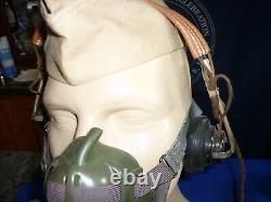 Lot de l'US Army Air Force USAF Vintage, Masque à oxygène, casque, chapeau, régulateur d'oxygène