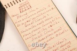 Lot de navigation de l'armée de l'air de l'époque de la Seconde Guerre mondiale - Contenu intéressant - Notes manuscrites