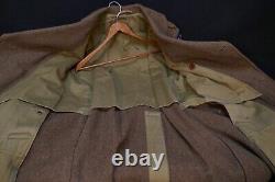 Manteau en laine de sergent-chef de l'USAAF 2e armée de l'air 'AE CLARK' WWII 36R 1942