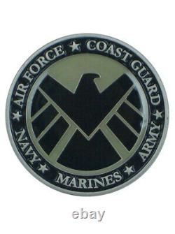Marvels Avengers 2012 Military Coin Army Navy Air Force Coast Guard Marines Rare