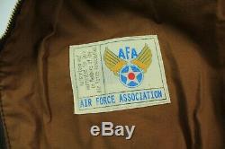 Mens 44 Vtg Avirex A-2 U. S. Army Air Forces Bomber Flight Veste En Cuir USA