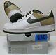 Nike Air Force 1'07 Low White Army Olive Green Tweed Brown 315122-131 Taille 15