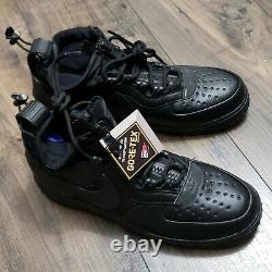 Nike Air Force 1 Af1 Cq7211-003 Taille Homme 11,5 Triple Black Gore-tex New Nwt