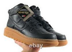 Nike Air Force 1 High Gore-tex Boot’black Gum' Bottes Homme Taille 10.5 Ct2815-001