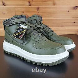 Nike Air Force 1 High Gtx Boot Ct2815-201 Goretex Army Green Hommes Taille 7.5