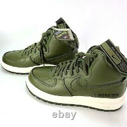 Nike Air Force 1 High Gtx Boot Sz-10.5 Med-olive Ct2815-201 Gore-tex No-box-lid